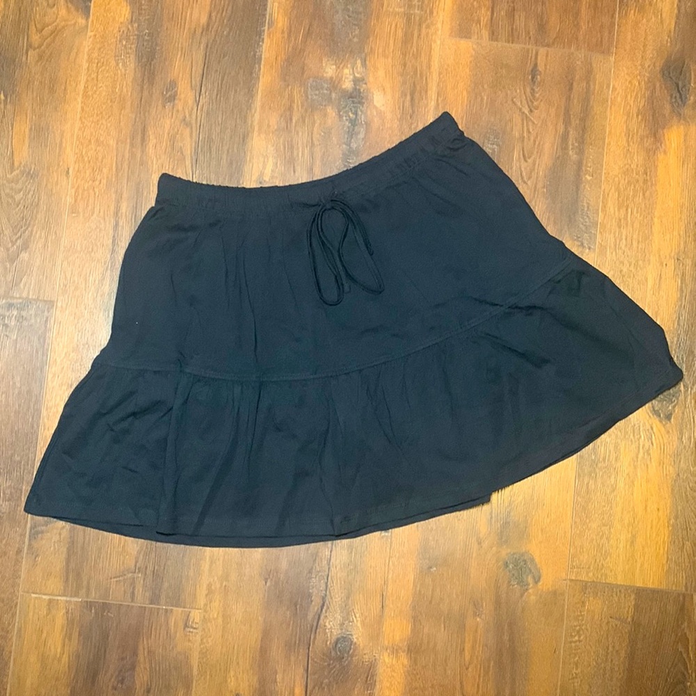NWT Cotton On Tori Tiered Mini Skirt Black